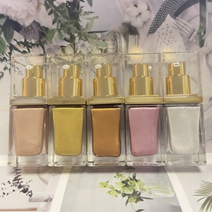 Etiqueta privada Maquillaje de larga duración Cuerpo Cara Líquido Resaltar Resplandor Maquillaje Brillo Resaltador líquido - Product Image 1