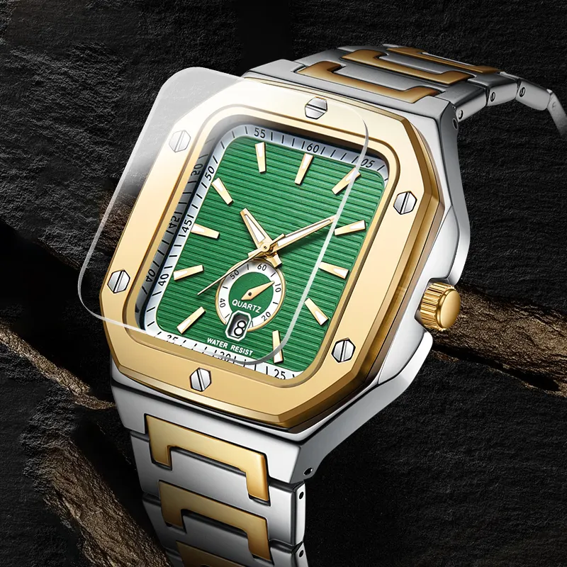 Factory Price Top Brand Luxury Chronograph Quartz Watch Men Luminous Waterproof Watches Male Wrist Watch Clock