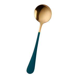 Gros Miroir Argenterie Acier Inoxydable Noir Cuillère À Thé En Métal <span class=keywords><strong>Dessert</strong></span> Cuillère À Thé Pour La Fête - Product Image 5