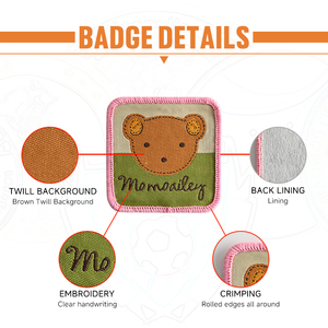 2025 biểu tượng tùy chỉnh thêu SEW-on vá cho quần áo handmade dệt vải các bản vá lỗi - Product Image 6