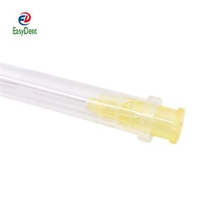 100 pz/sacchetto Aghi per irrigazione endodontica 30GA con punta chiusa e foro laterale, monouso per siringa endodontica - Product Image 1