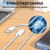Cable Trenzado de Nailon ESEEKGO G-113C Tipo-C a Tipo-C, Carga Rápida de 100W para Computadora Portátil, Teléfonos Móviles, Transferencia de Datos, 4 Pies/1.2 Metros