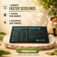 Tapis chauffant pour la fermentation des semis de jardinage, imperméable et isolé, pour la propagation des graines et la culture de plantes d'intérieur