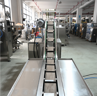 Half-Automatische Ketting Emmer Vullen Afdichting Verpakkingsmachine Voor Korrelnoten Snack Chips Bruine Suiker Rijst Papieren Zakken Voedsel