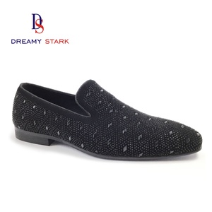 Nouvelles Chaussures Habillées pour Hommes 2025 – Mocassins Faits Main en Cuir Véritable de Haute Qualité avec Design Diamant DIY et Logo Personnalisé – Marque Originale - Product Image 1