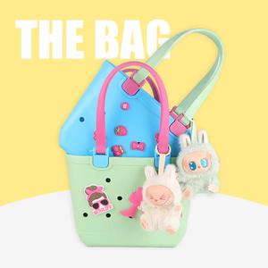 高品质新品易清洁 EVA 彩色手提包带肩带女式手提包散装 - Product Image 1