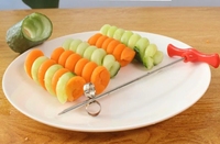 Creatieve Roestvrijstalen Magische Spiraalvormige Groente & Fruitmes Artistieke Conceptschoteldecoratie Voor Handmatige Bediening