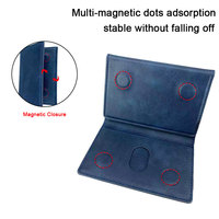 Portefeuille de téléphone personnalisable avec logo, porte-cartes magnétique puissant compatible avec les coques magnétiques pour iPhone 17/16/15