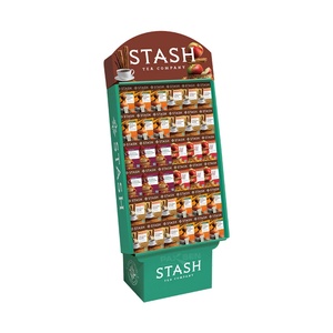 Expositor de Suelo Plegable de Cartón Corrugado para Patatas Fritas y Productos Alimentarios para Supermercados - Product Image 6