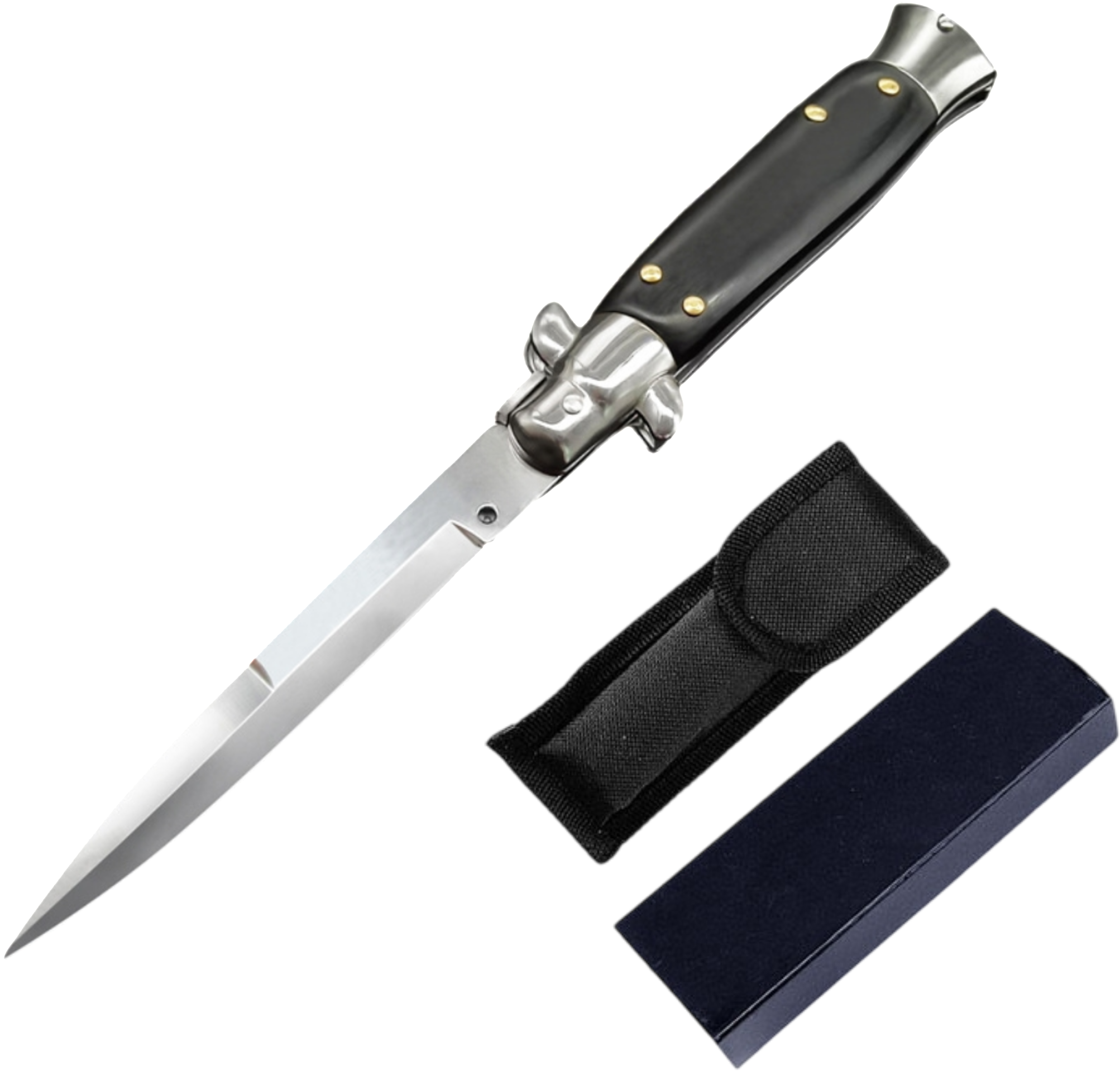 Manico nero, lama bianca