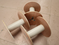 Bobine de câble en bois contreplaqué robuste BR |   Bobine industrielle vide modèle 20260414 3,5 kg pour câbles et transport logistique