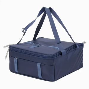 Sac de livraison de pizza en gros, sac isotherme promotionnel en film d'aluminium <span class=keywords><strong>et</strong></span> tissu Oxford 420D, personnalisable avec logo <span class=keywords><strong>et</strong></span> fermeture éclair - Product Image 2