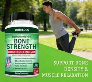 ओम मैग्नीशियम ग्लाइकेनेट विटामिन डी 3 k2 विटामिन बी 6 कैल्शियम हड्डी शक्ति कैप्सूल वयस्कों के लिए नहीं 120 गिनती - Product Image 3