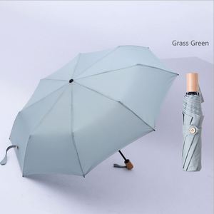 Parapluie manuel classique à trois plis, cadeau promotionnel pour femmes, utilisation portable en voyage - Product Image 2