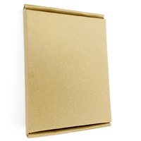Boîte d'emballage de papier kraft pour produits pliants écologiques à prix abordable