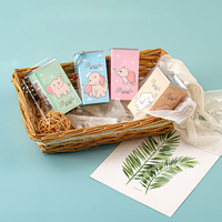 30 lingettes humides miniatures en boîte, lingettes nettoyantes naturelles originales en boîte, Edi Pure personnalisées