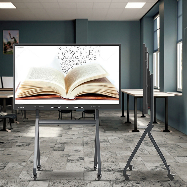 65" 4K Capacitive Touch Multi-User Interactive Smart Whiteboard, Smart Board, Interactive Flat Panel for Classroom & Meeting