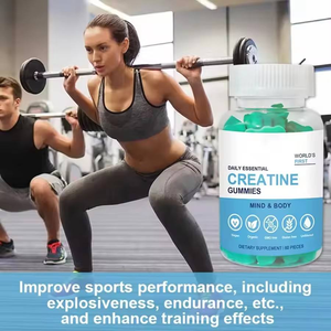 Gummies Énergétiques Pré-Entraînement Naturels et Véganes en Gros, Marque Privée OEM, avec Créatine Monohydrate et L-Carnitine <span class=keywords><strong>pour</strong></span> Femmes et Hommes Adultes - Product Image 3
