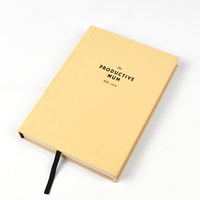 Carnet de planification à couverture rigide personnalisé OEM, écologique, avec reliure cousue, plastification et impression numérique sur papier d'art