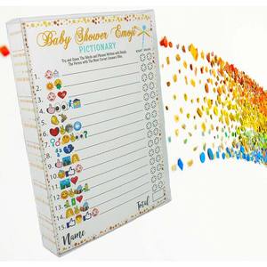 Custom Fun Guessing Games Girls <strong>Boys</strong> Babies Gender Neutral Ideas New Baby Cards for Shower <strong>Party</strong> - Product Image 1