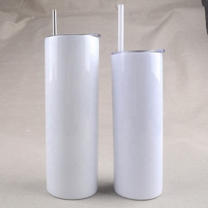 Gobelet droit <span class=keywords><strong>de</strong></span> 20 oz avec revêtement par sublimation, tasse <span class=keywords><strong>de</strong></span> voiture vierge en acier inoxydable pour personnalisation, tasse isotherme à <span class=keywords><strong>transfert</strong></span> thermique, vente en gros - Product Image 1