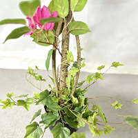 Décoration de mariage en plein air, plantes vertes artificielles personnalisées, faux arbre à fleurs de prunier triangulaire pour la décoration de la maison et de l'hôtel