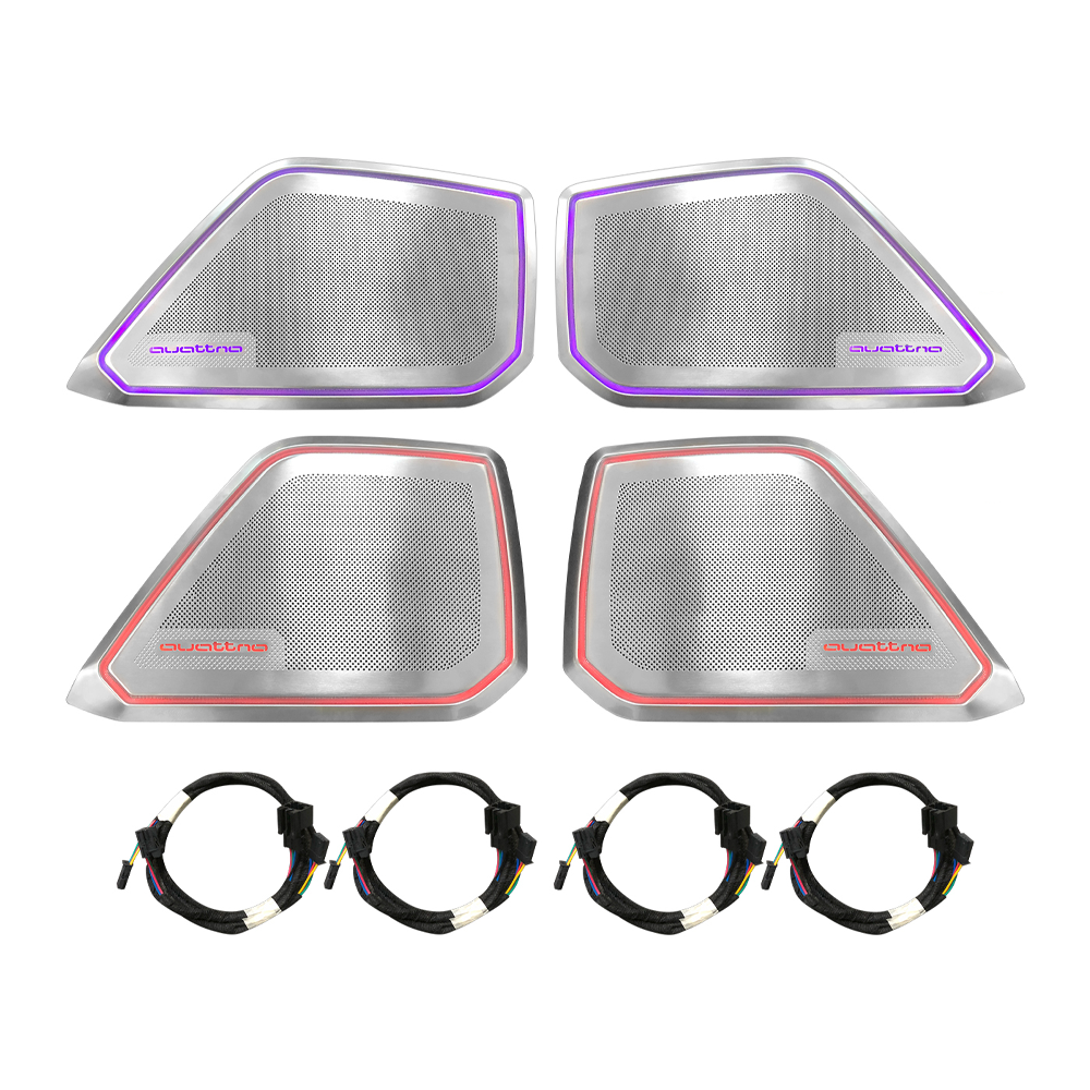 Cache-haut-parleurs de porte