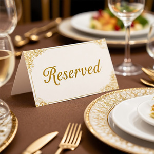 Carte de réservation de table personnalisée pour hôtel, en carton épais, pour spas, salons, restaurants, bons de réduction personnalisés - Product Image 2
