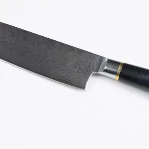 Cuchillo поварские кухонные ножи из высокоуглеродистой стали с логотипом на заказ, профессиональные японские Дамасские кухонные ножи 8 дюймов