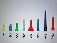 Embouchures de narguilé jetables Shisha embouts de bouche en plastique mélange de couleur accessoires emballés individuellement en gros