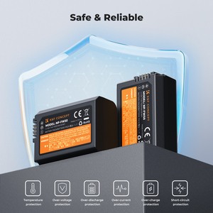 <span class=keywords><strong>แบ</strong></span><span class=keywords><strong>ต</strong></span>เตอรี่กล้อง K&F Concept 1100mAh สำหรับ Sony NP-FW50 ชุดชาร์จ<span class=keywords><strong>แบ</strong></span><span class=keywords><strong>ต</strong></span>เตอรี่คู่<span class=keywords><strong>แบ</strong></span>บสองช่องพร้อมจอ LCD ช่องเสียบ USB/Type-C - Product Image 5