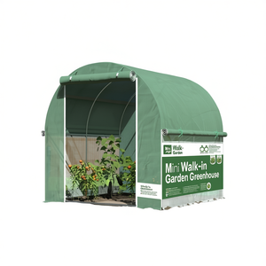 Mini Invernadero de Jardín con Estructura de Aluminio y PVC de 6x4 pies, Refugio para Plantas de Exterior - Product Image 1