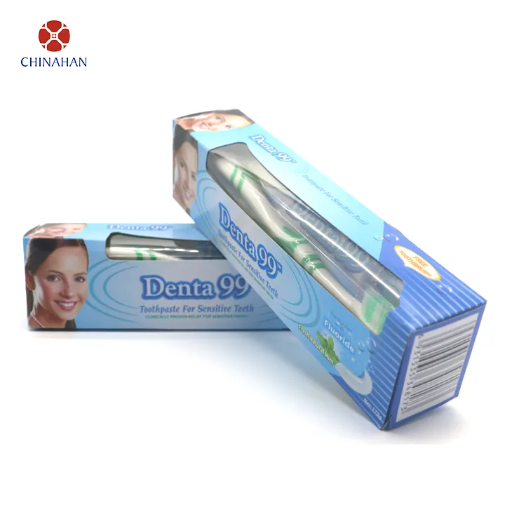 Denta 99 toothpaste for sensitive teeth manufacturer wholesale tooth paste 175g teeth whitening toothpaste with toothbrush