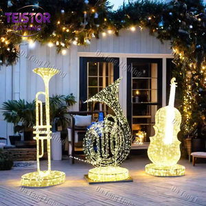 Motif lumineux musical de Noël personnalisé pour les paysages de festivals en plein air et les projets commerciaux - Product Image 5
