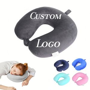 Almohada en Forma de U con Logotipo Personalizado, Almohada para Sofá, Oficina, Siesta, Almohada Multifuncional Estampada para Viajes de Negocios en Avión - Product Image 1