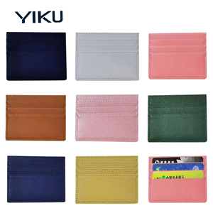 Yiku Tùy Chỉnh Đầy Đủ Logo PU Cá Nhân Mô Hình Dập Nổi Người Đàn Ông Của Da Chủ Thẻ Ví/Tùy Chỉnh Chủ Thẻ Ngân Hàng - Product Image 2