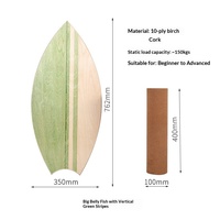 Planche d'équilibre en bois Isaboard en forme d'œuf pour yoga, fitness, entraînement de la force du tronc, surf, skate, exercice, en bois d'érable, capacité de charge de 150 kg