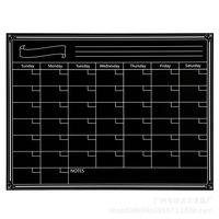 Autocollant de tableau blanc de planificateur hebdomadaire magnétique mensuel Offre Spéciale en usine pour réfrigérateur