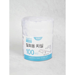 Étui à fil dentaire à une touche Petit bambou ciré 100P et matériau PLA en plastique pour le nettoyage des dents orales Échantillon gratuit - Product Image 1