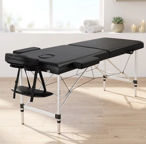 High Performance Folding Professional Portable Adjustable PU Spa Bed Massage <b>Table</b> - Product Image 1