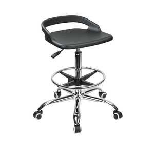 Hewei Industrial Chair PU Foam Anti-static Swivel Height <b>Adjustable</b> For Lab Hospital Work <b>Stool</b> - Product Image 2