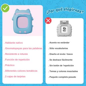 Tarjetas Didácticas <span class=keywords><strong>de</strong></span> Plástico Bilingües GY, Juguetes Educativos para Niños <span class=keywords><strong>de</strong></span> <span class=keywords><strong>3</strong></span> Años, 224 Palabras, 112 Tarjetas <span class=keywords><strong>de</strong></span> Doble Cara, Preescolar, Festivas - Product Image 3