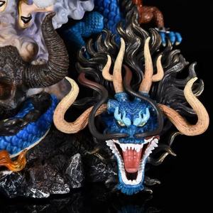 Offre Spéciale – Figurines d'action lumineuses de 21 cm <span class=keywords><strong>One</strong></span> <span class=keywords><strong>Piece</strong></span> : Nika Luffy vs <span class=keywords><strong>Kaido</strong></span> la Bête – Modèles de dessin animé en résine Threel Studio avec éclairage - Product Image 2