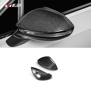 Cubiertas de <span class=keywords><strong>espejo</strong></span> <span class=keywords><strong>retrovisor</strong></span> de fibra de carbono para Vw <span class=keywords><strong>Golf</strong></span> 8 Mk8 Gti Pro R-Line, accesorio para coche - Product Image 2