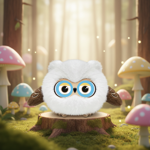 Búho Inteligente con Voz AI y Ojos Dobles que Expresan Emociones, Interacción Bluetooth y WIFI, y Compañía - Product Image 2