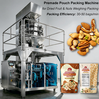 Automatische 100G 500G Droge Vruchten en Noten Voorgemaakte Zakverpakkingsmachine Cashew Pistache Noten Kernels Amandelnoten Verpakkingsmachine