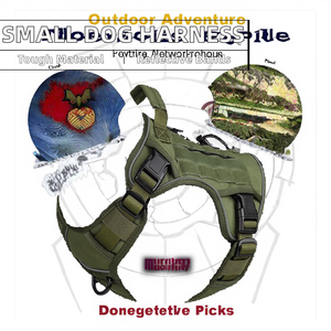 Harnais de luxe réfléchissant pour chiens de petite race, gilet respirant en nylon avec laisse pour bouledogue français et pug - Product Image 2