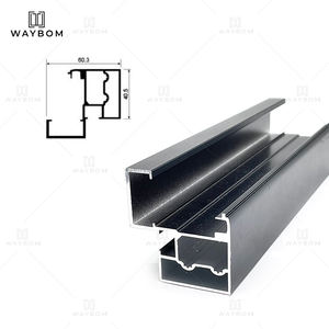 Waybom ชุดประตูบานเลื่อนอลูมิเนียมสุดวิเศษสำหรับทำประตูและหน้าต่างด้วยลูกกลิ้งฮาร์ดแวร์ - Product Image 2