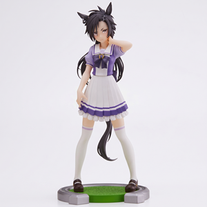 Figura de Anime de PVC y ABS de Katsuragi Ace en Uniforme Escolar de UmaMusume Pretty Derby, con Licencia Oficial, en Empaque Original, Venta al Por Mayor - Product Image 5