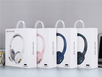 Casque de jeu Air Max RGB avec éclairage sans fil 5.4, casque supra-auriculaire, longue durée de fonctionnement